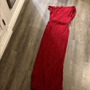 SHEIN Red Maxi Dress